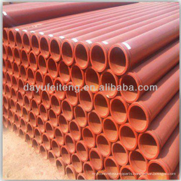 DN125 Concrete pipe/tremie pipe/concrete pump pipe factory in China